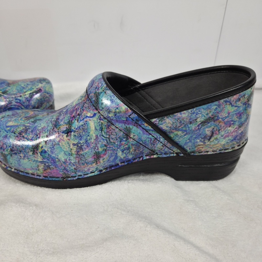 Dansko Womens XP 2.0 Swirl Patent Clog Size 40 US 9.5-10 - Picture 7 of 13
